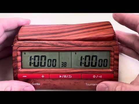 Tournament Pro Chess Clock Vid