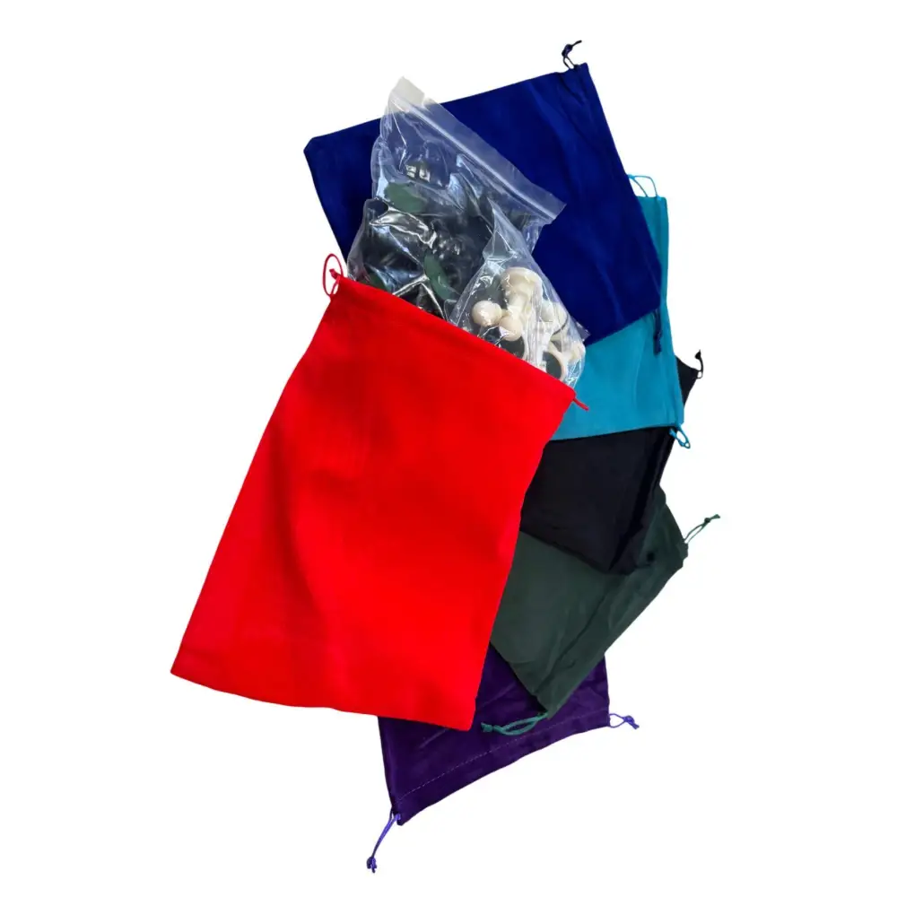 Pull String Chess Bag (Pieces not included, shown for size)