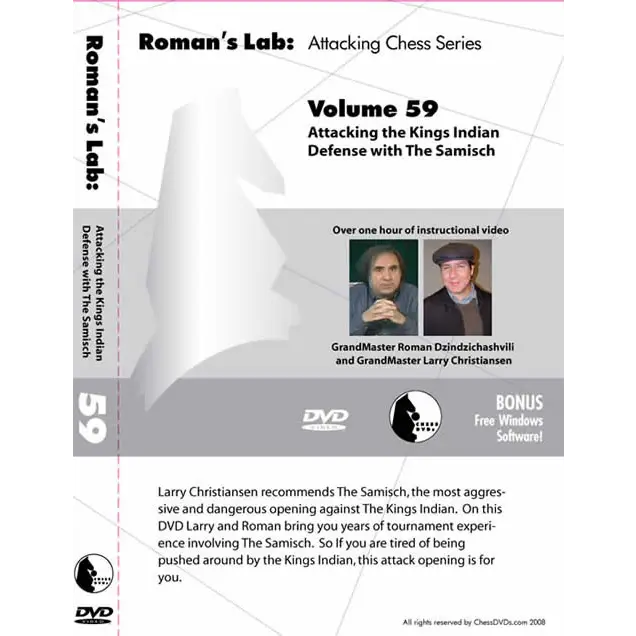 Roman Chess Download 59: Attacking Kings Indian defense w/ Samisch