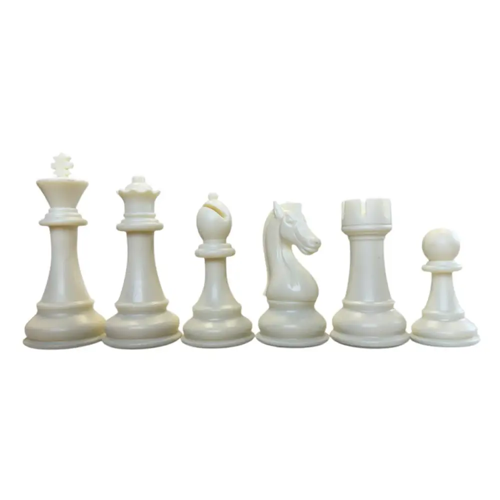 Roman Knight - Heavily Weighted Plastic Chess Set - Tournament Size - Chess Pieces