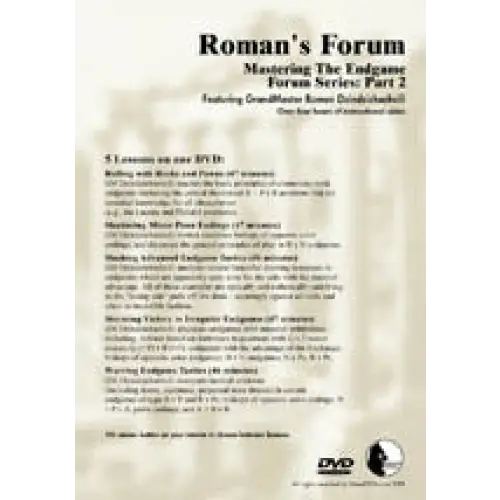 Roman's Chess Download 30: Master The Endgame series Part 2
