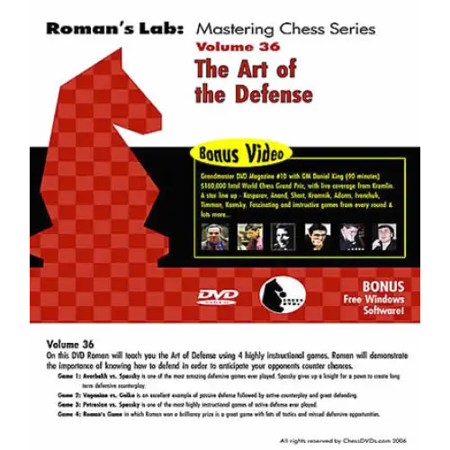 Roman's Chess Download 36: The Art Of Defense