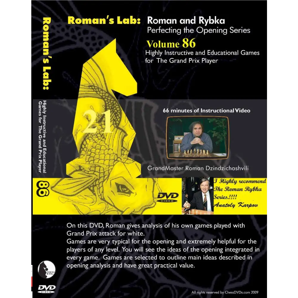 Roman's Chess Download 86: Instructive games for Grand Prix Players