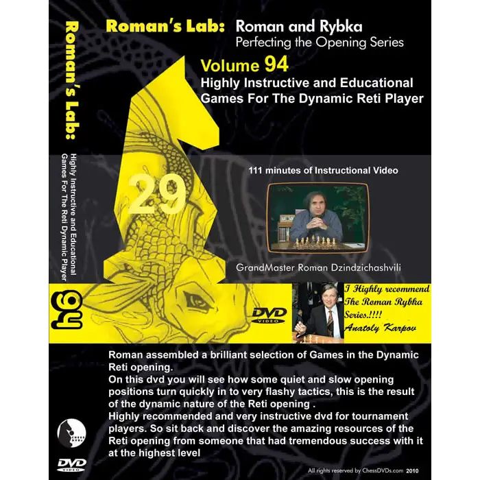Roman's Chess Download 94: The Dynamic Reti Player