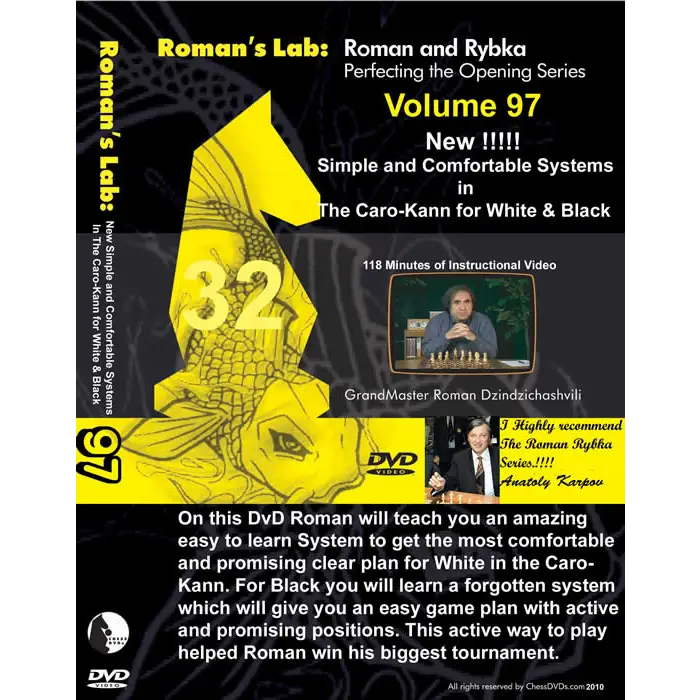 Roman's Chess Download 97: Systems in The Caro-Kann for White & Black