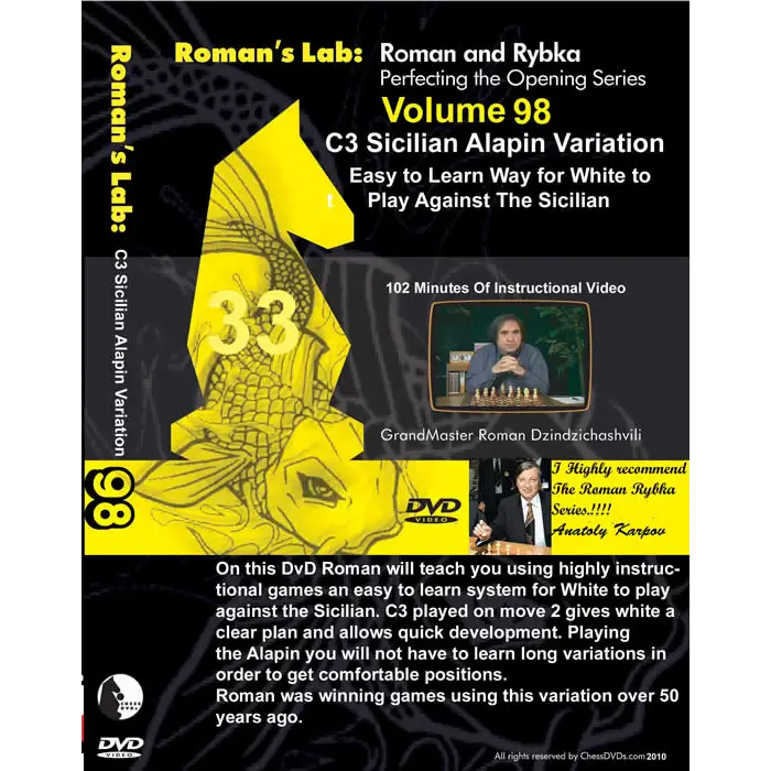 Roman's Chess Download 98: C3 Sicilian Alapin Variation-Lab Download