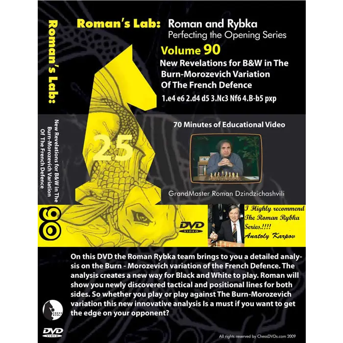 Roman's Chess Dwnload 90: Burn - Morozevich French Defence