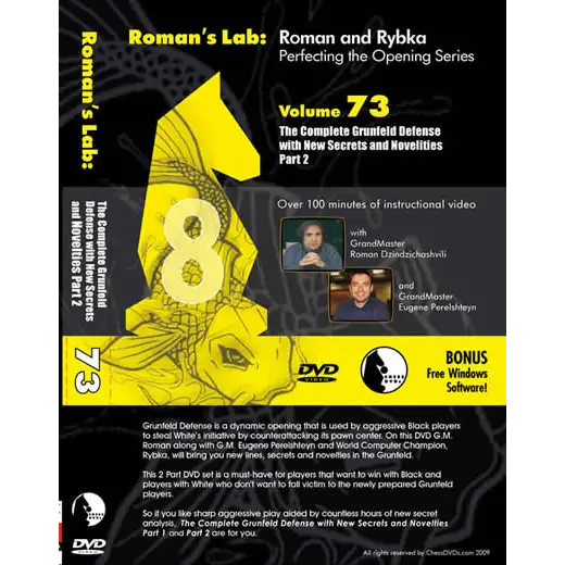 Roman's Download 73: Complete Grunfeld Defense w/ New Secrets Part 2