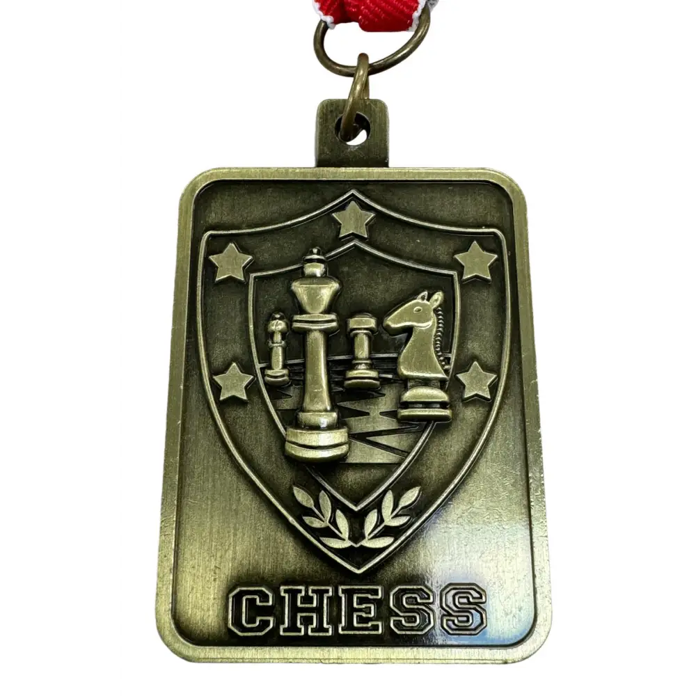 Shield Chess Medal Gold award