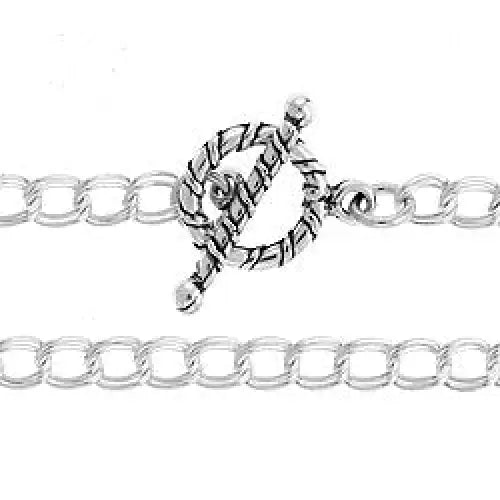 Sterling Silver 7 1/2" Charm Bracelet