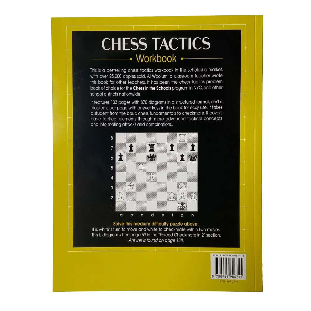 The Chess Tactics Workbook - 5th Ed - Al Woolum