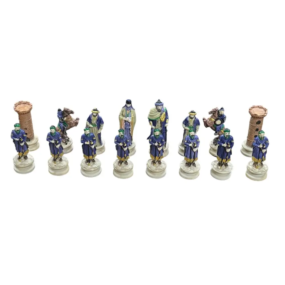 The Crusade Resin Theme Chess Pieces