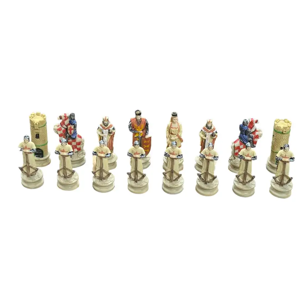 The Crusade Resin Theme Chess Pieces