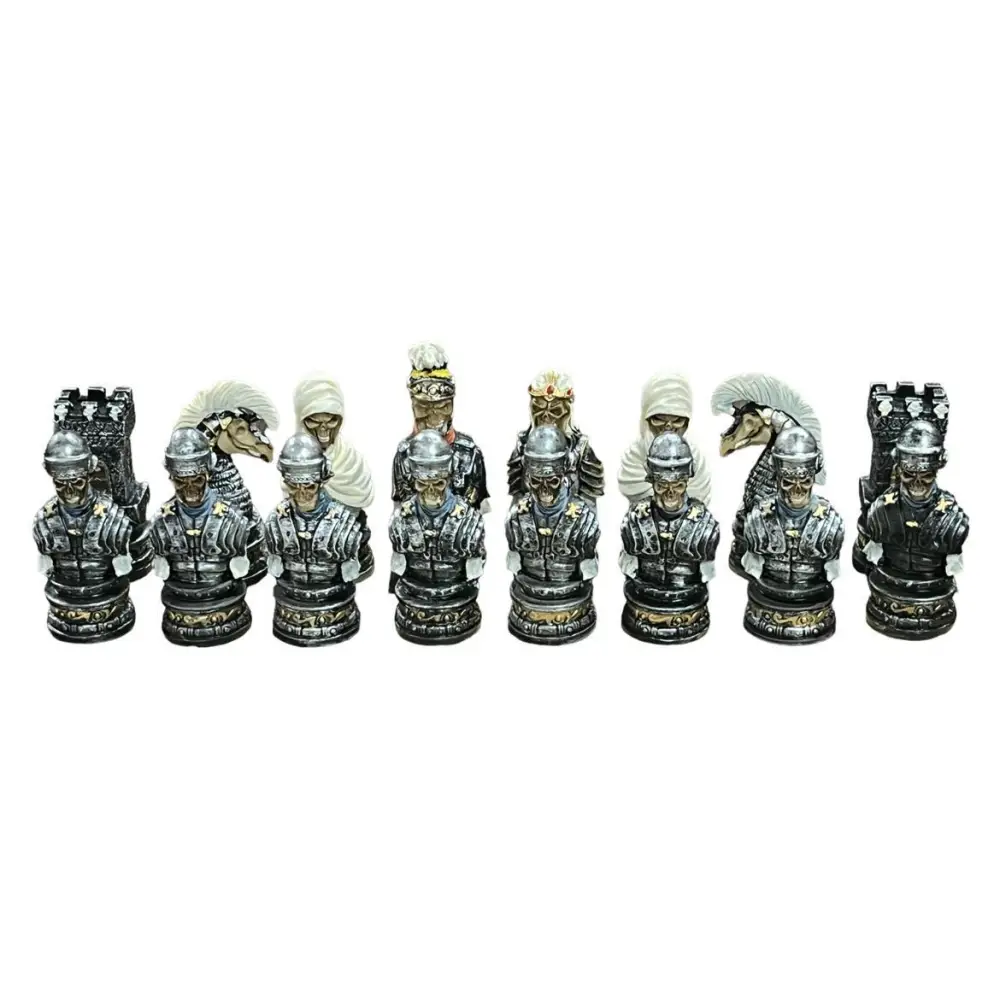 The Skull Resin Theme Chess Pieces