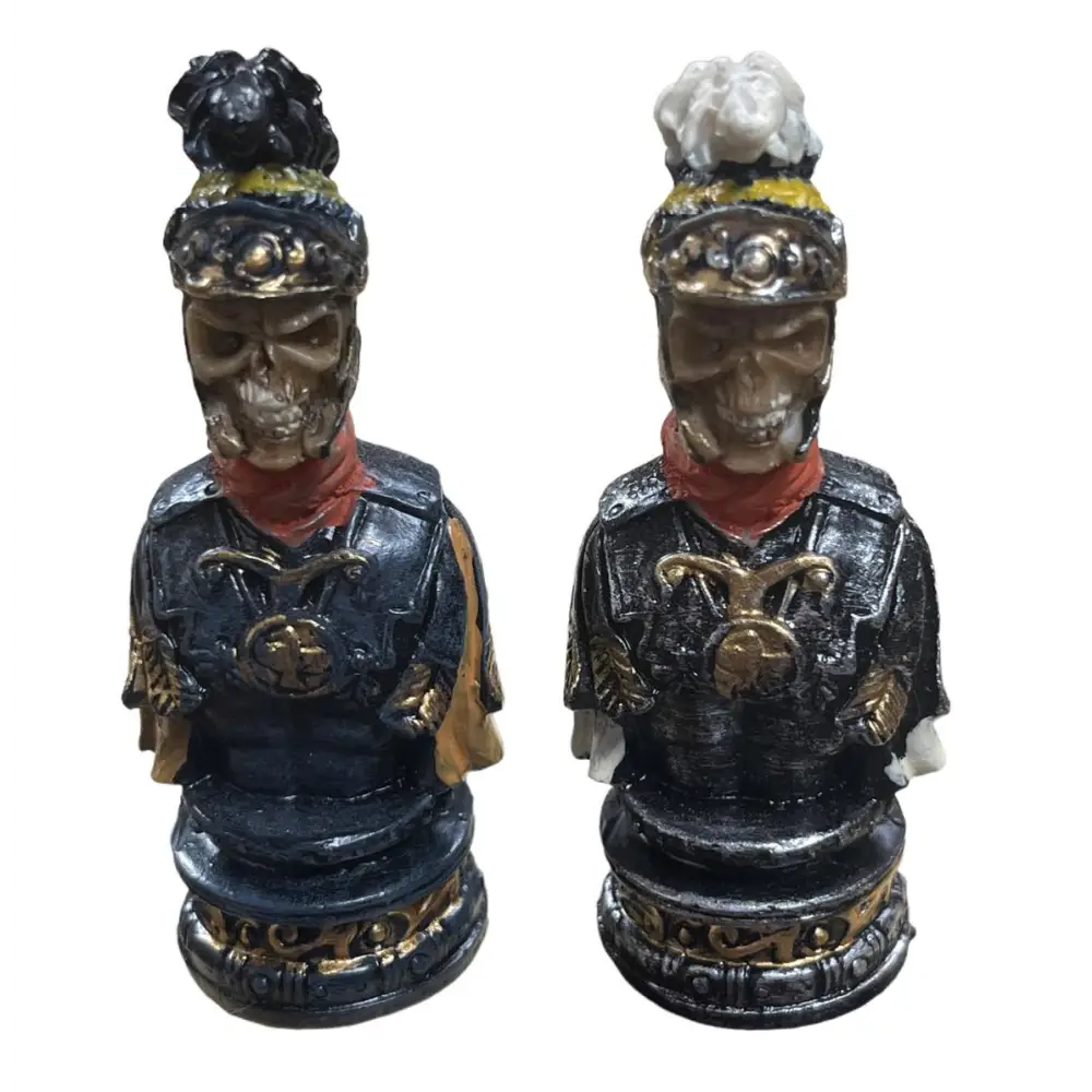 The Skull Resin Theme Chess Pieces