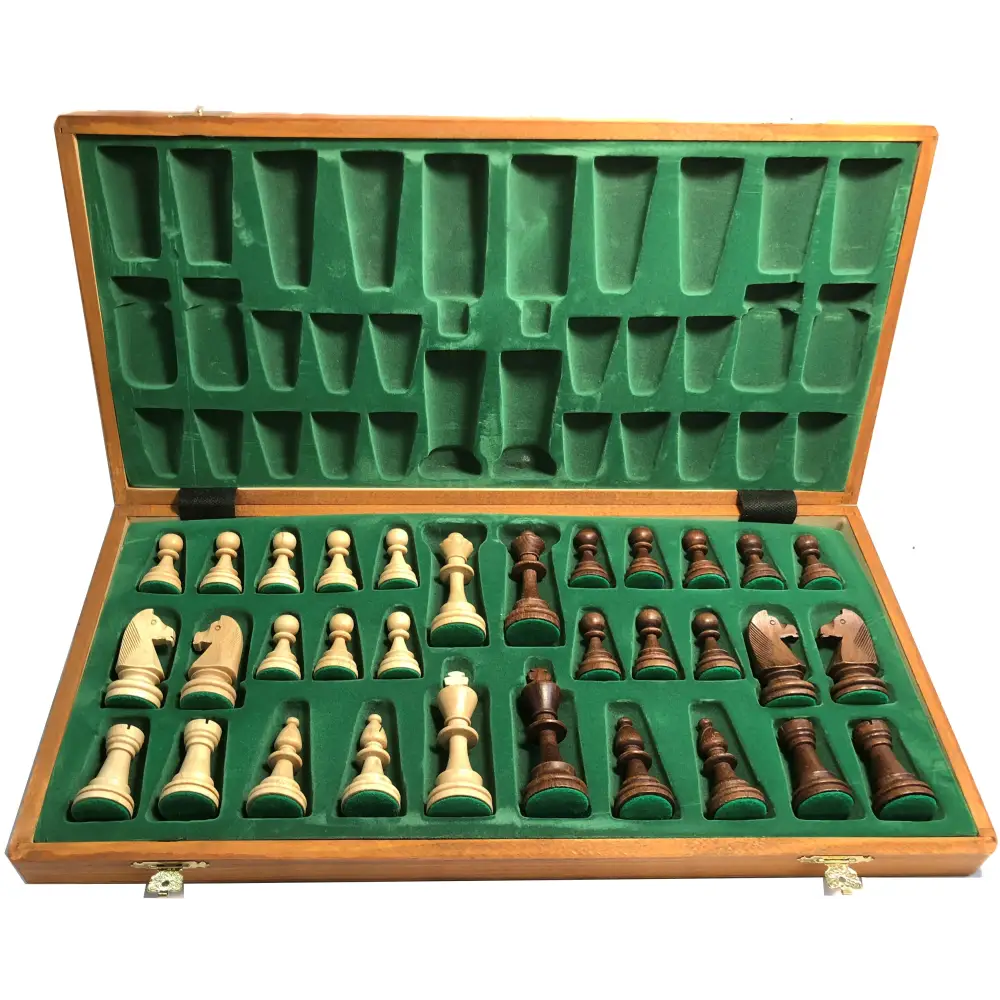 Tournament Chess Set #6 inside board