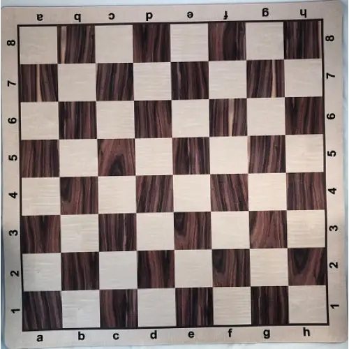 Ultimate Babul Wood Chess Set w/ Rosewood Grain Floppy Board - Chess Pieces