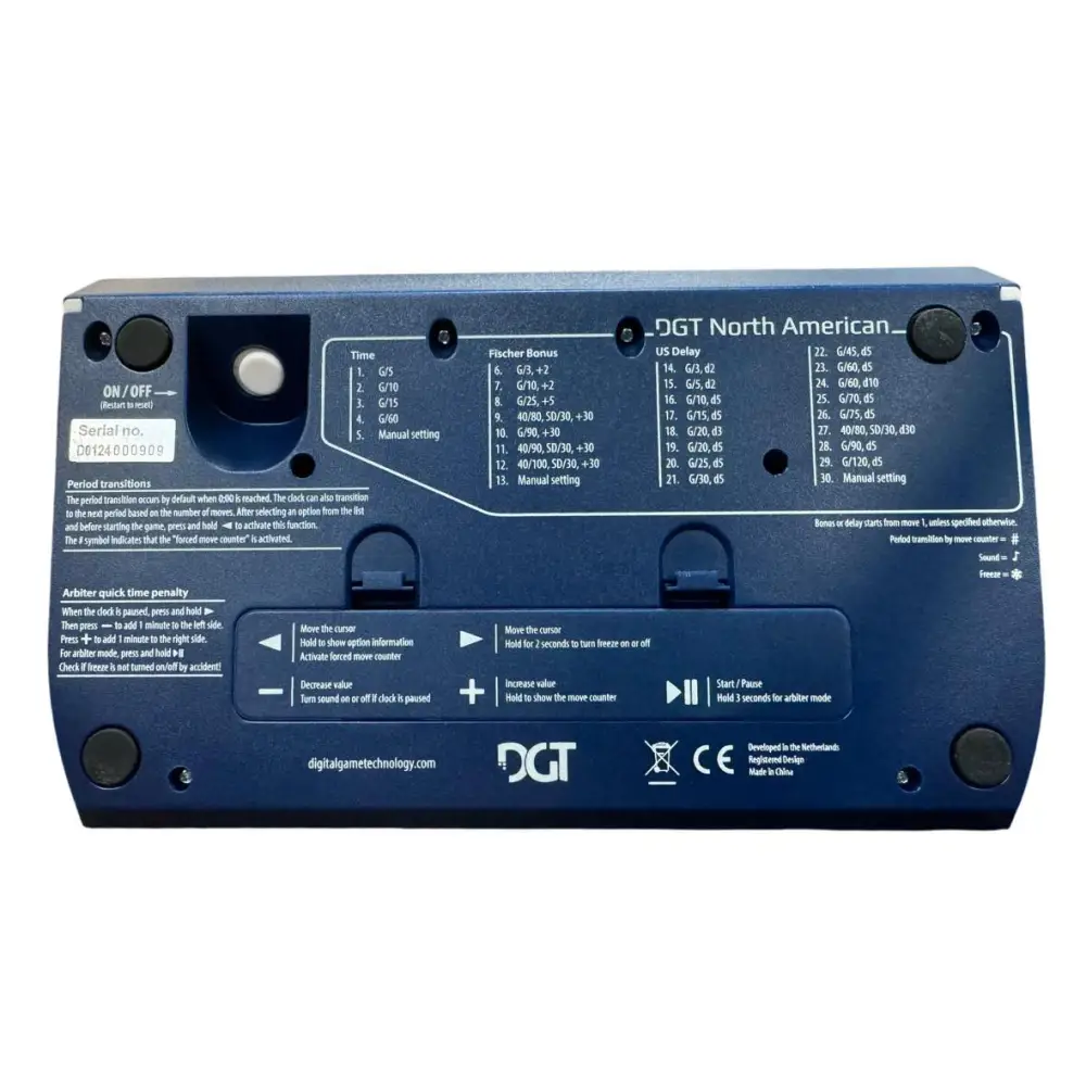 DGT NA Upgraded version bottom pre set instructions