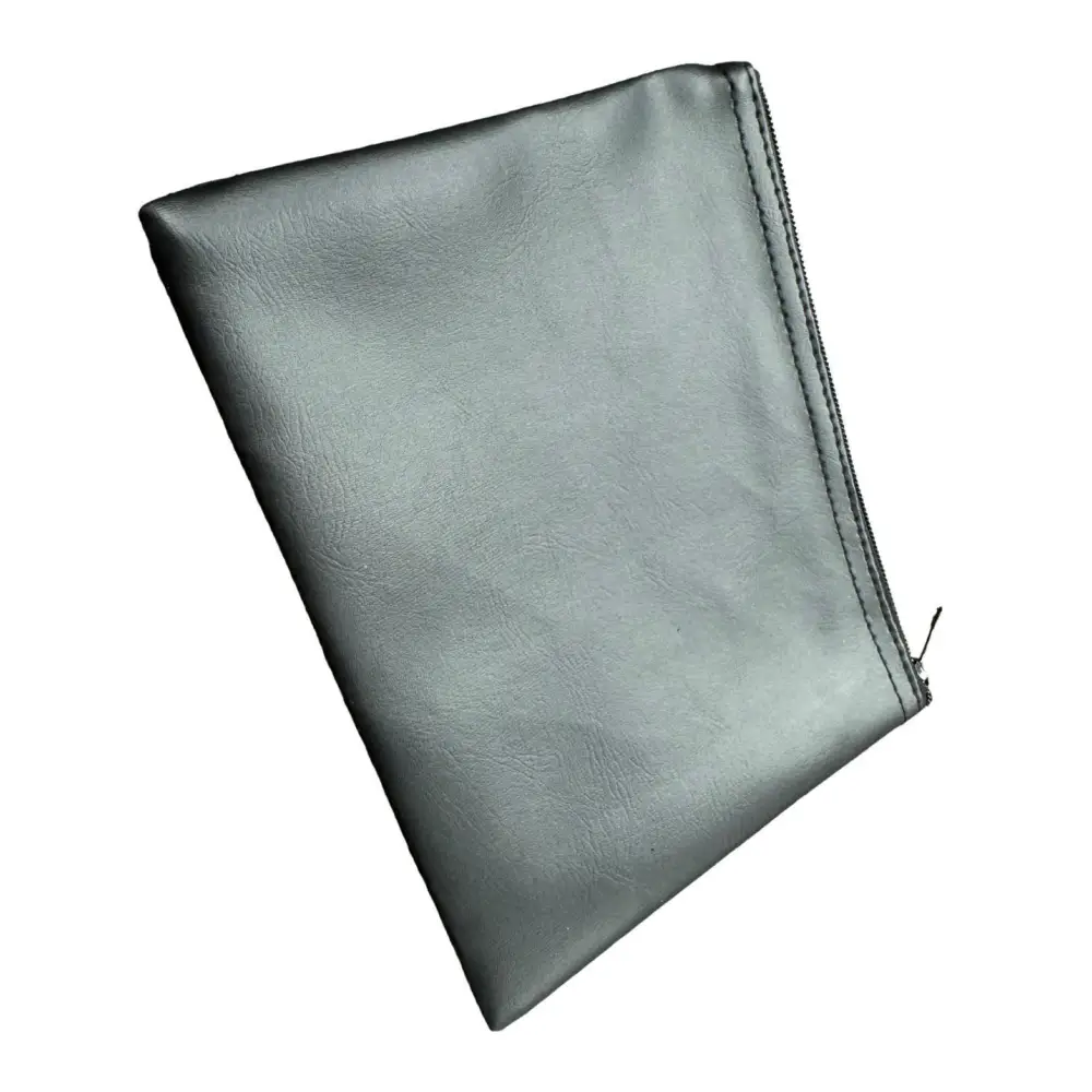 Vinyl Chess Bag - Black - Holds Chess Pieces - chess storage bag