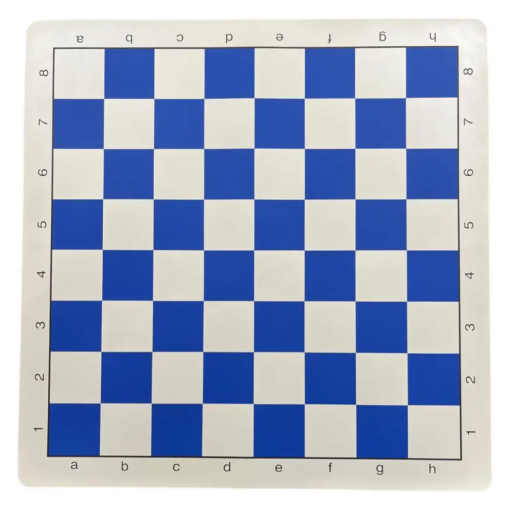 Light Blue Vinyl Chess Board