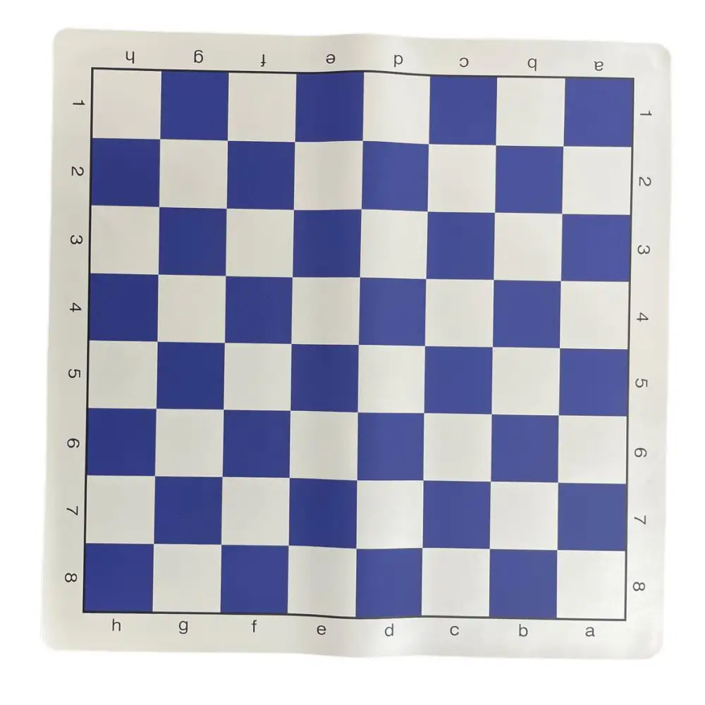 Blue Vinyl Chess Board