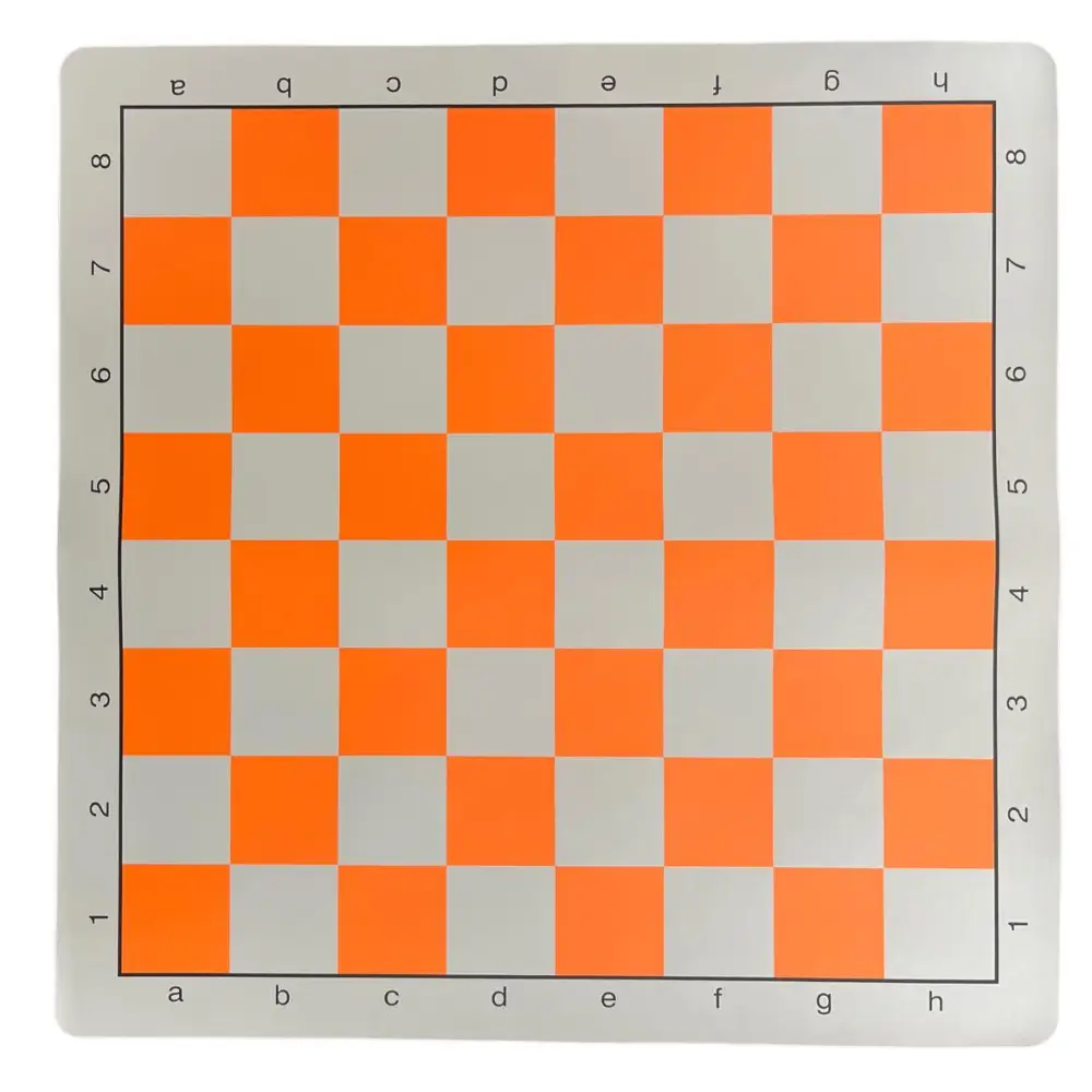 Orange Vinyl Chess Board