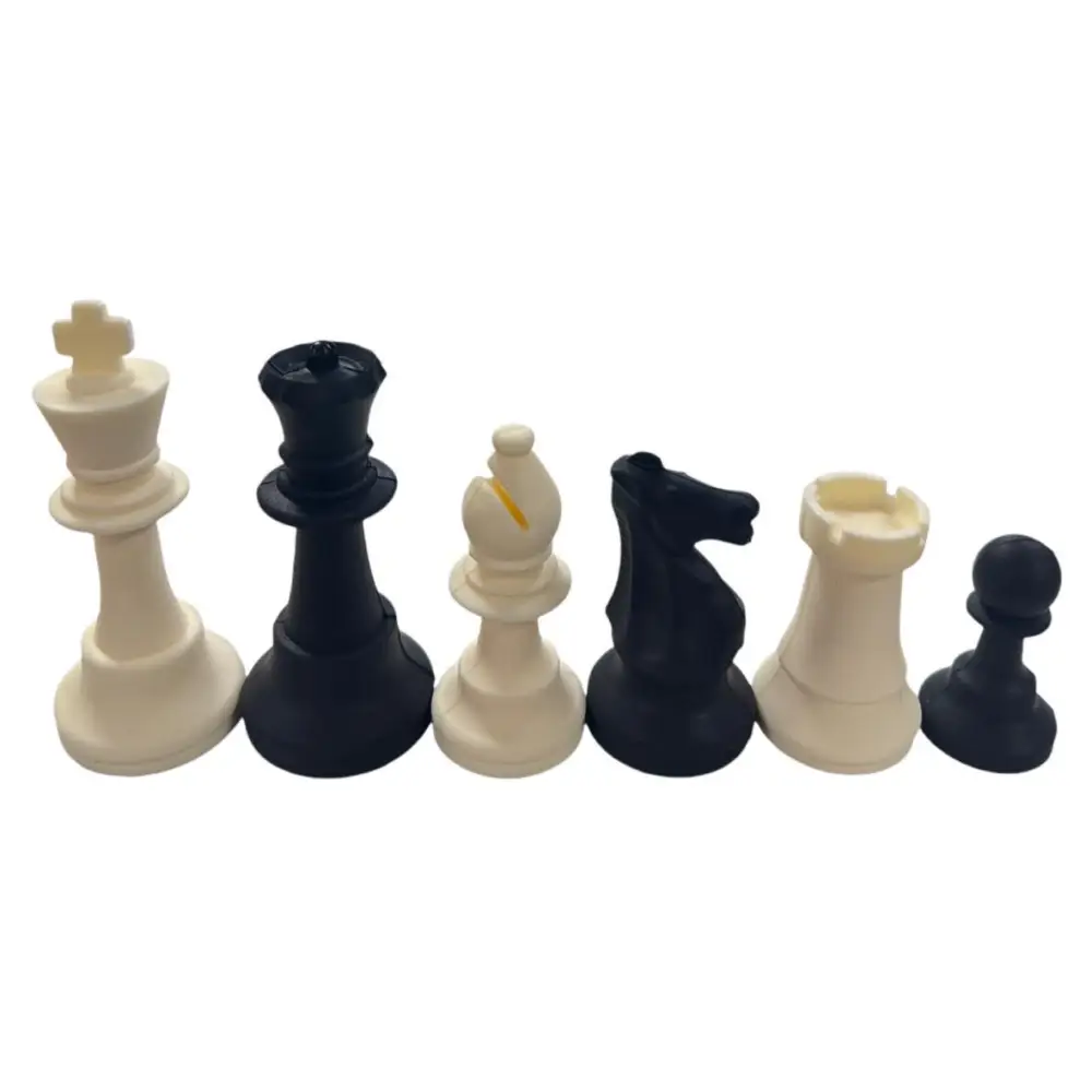 Washable Silicone Club Chess Set - Full Size 3 3/4 in. King - Chess Pieces