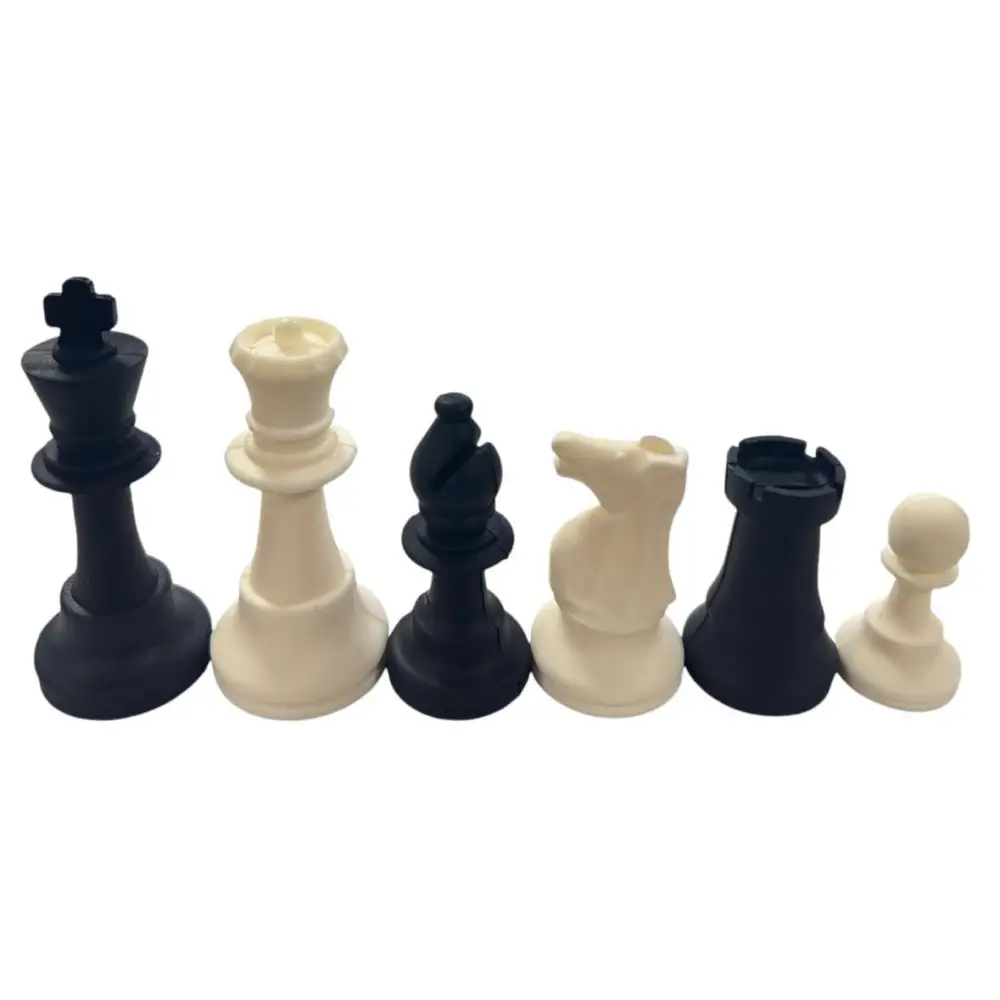 Washable Silicone Club Chess Set - Full Size 3 3/4 in. King - Chess Pieces