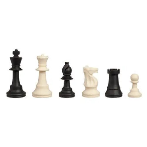 Washable Silicone Club Chess Set - Full Size 3 3/4 in. King - Chess Pieces