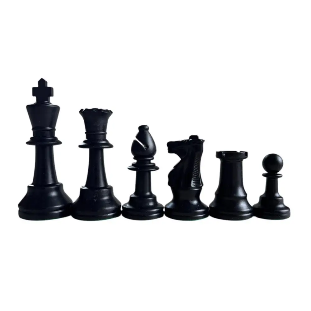 Weighted Club Special Plastic Chess Set - Gloss Finish - Chess Pieces