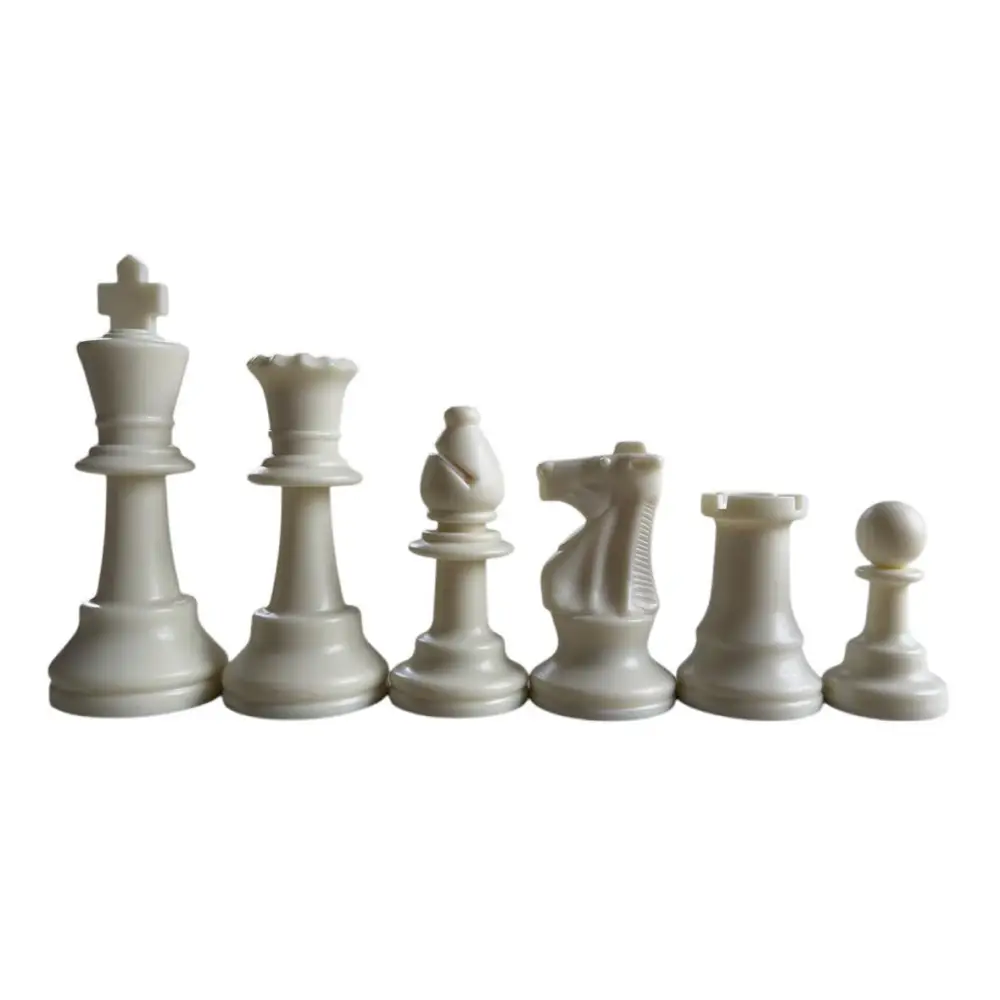 Weighted Club Special Plastic Chess Set - Gloss Finish - Chess Pieces