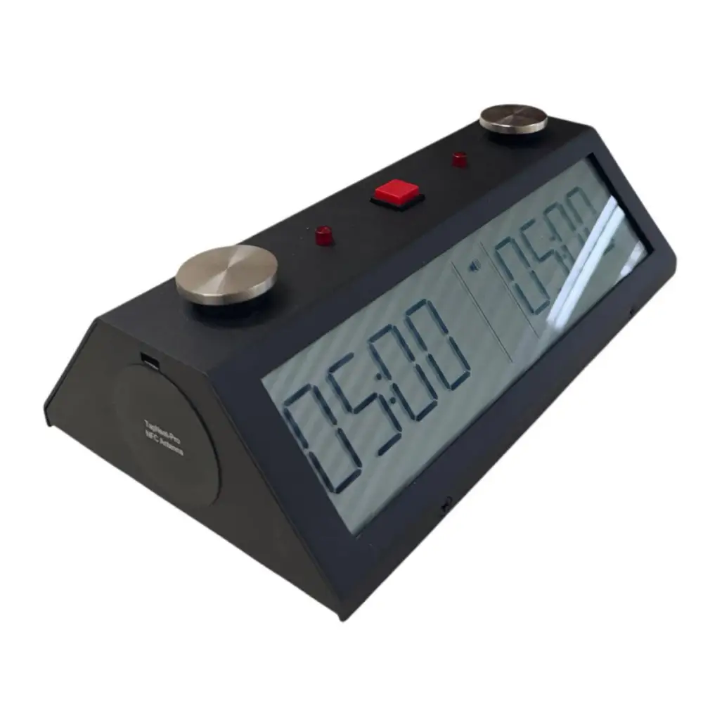 Z Mart Pro Tap-N-Touch Chess Clock - Metal Case - Chess Clock