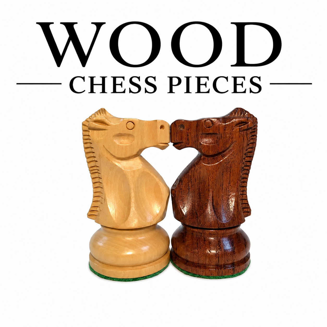 Wood Chess Pieces