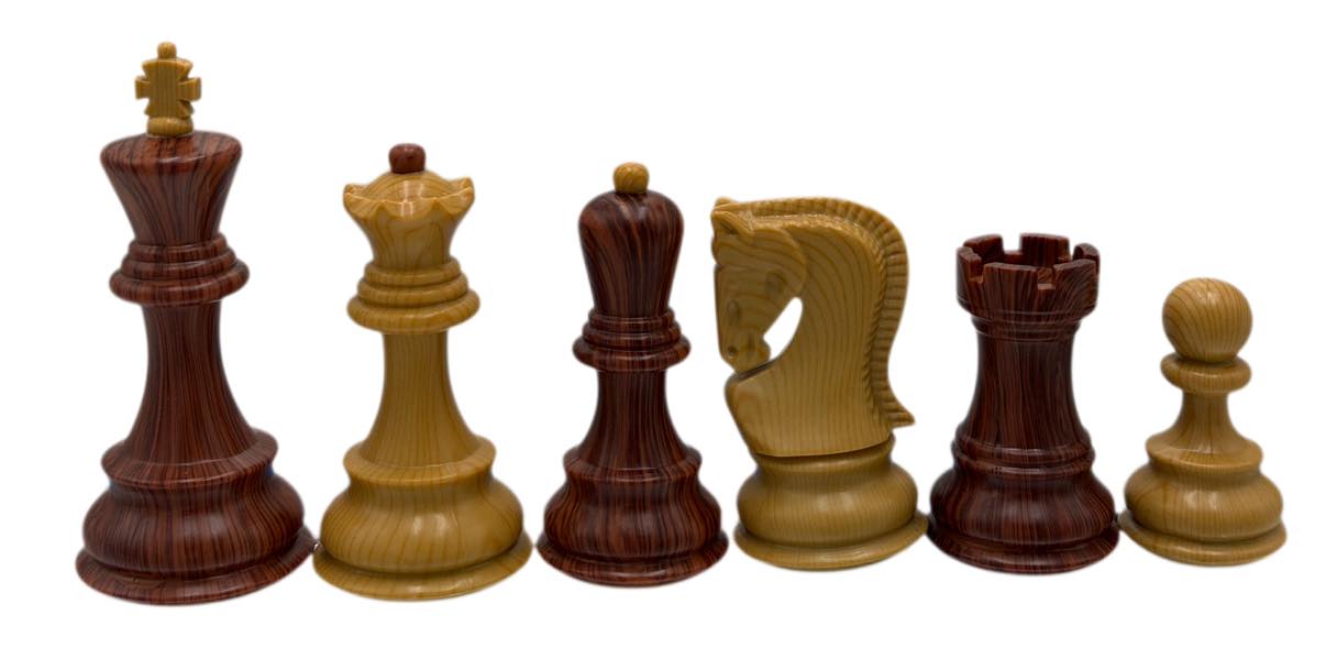 Zagreb WoodTek  Plastic Chess Set w/ 3 3/4 Inch King