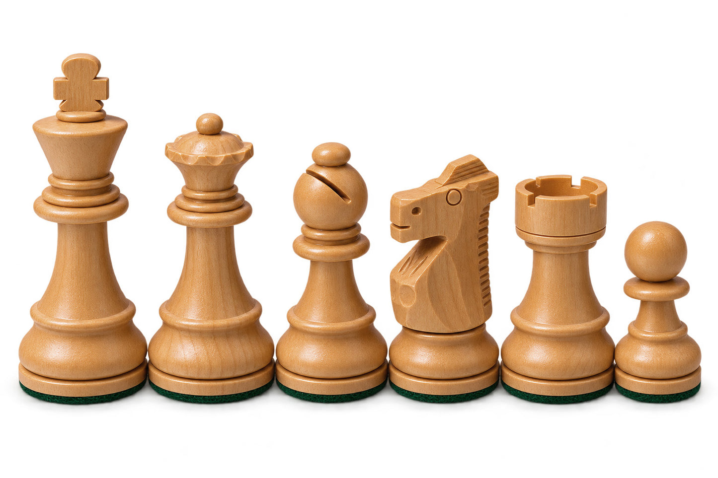 Staunton Chess Set Luxury Anjun Wood - 3X Weight - 4Q - 3 3/4 K