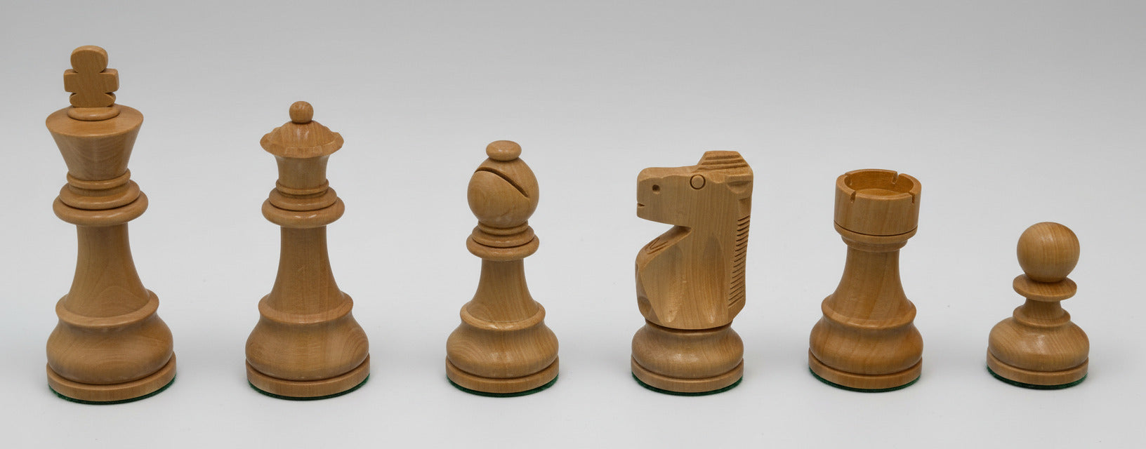 Staunton Chess Set - Babul Wood - 3X Weight - 4Q - 3 3/4 K