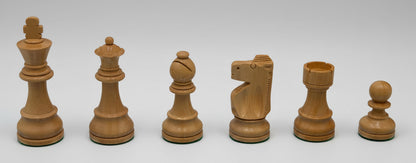 Staunton Chess Set - Babul Wood - 3X Weight - 4Q - 3 3/4 K