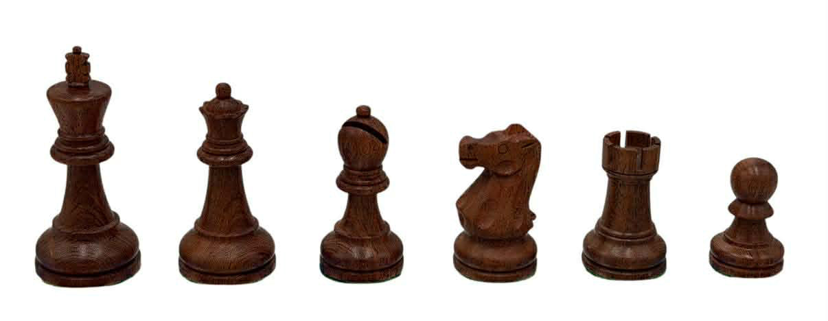 Ultimate Babul Wood Tournament Chess Set, Weighted with 4 Queens
