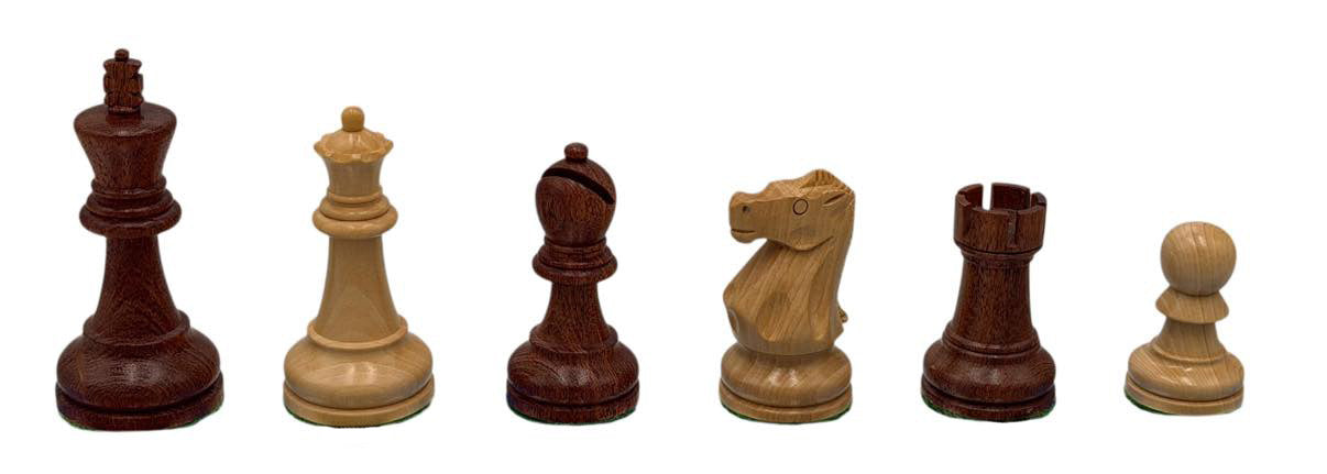 Ultimate Babul Wood Tournament Chess Set, Weighted with 4 Queens