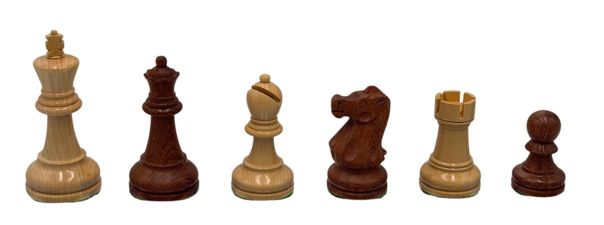 Ultimate Babul Wood Chess Set 3X Weight 4 Queens w/ Travel Case