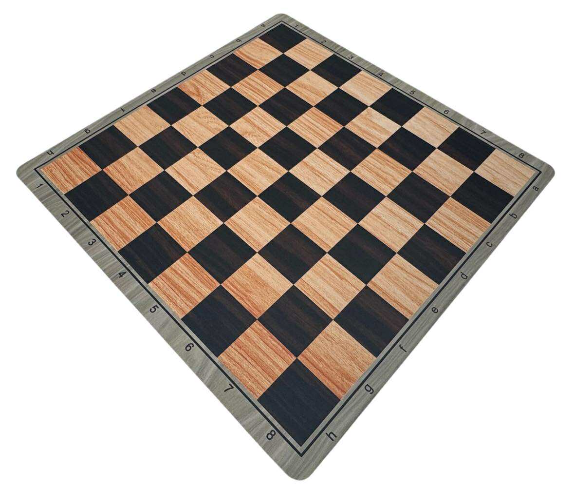Series II - Wood Grain Thin Floppy Mousepad Chess Board by Chess Gorilla