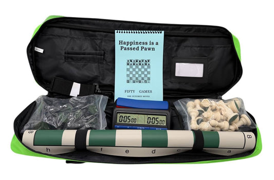 Tournament Chess Set with Executive Bag & Pro Clock