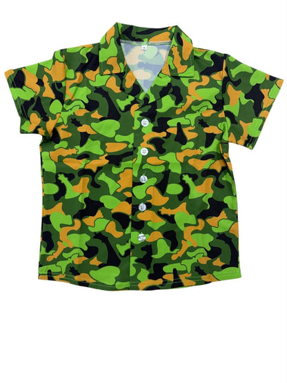 Hawaiian Shirts - Chess Camouflage - Kids Sizes