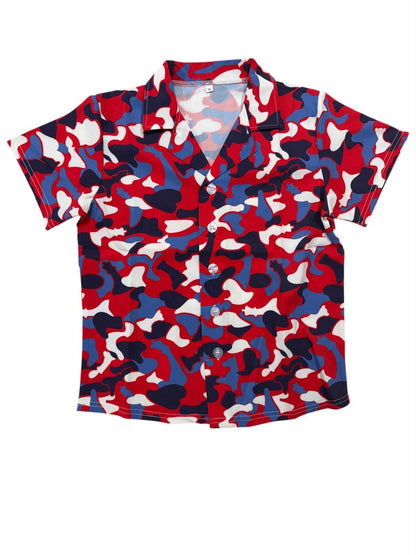 Hawaiian Shirts - Chess Camouflage - Kids Sizes