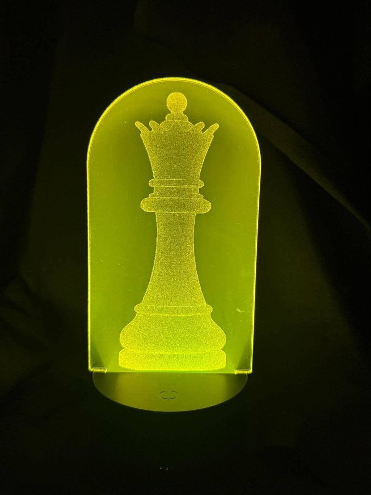 Chess Queen Nite Light - Crystal Pearl