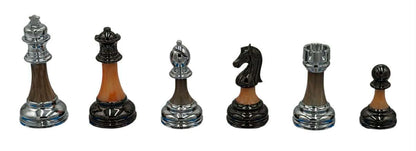 Classic Staunton Acrylic & Metal Heavy Chess Pieces