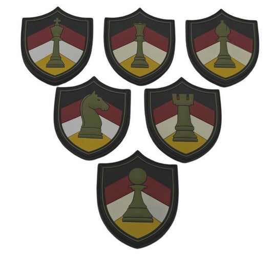 Chess Patches - Military Style - Velcro Backed
