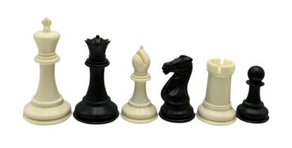 Plastic Tournament Chess Set, Heavily Weighted, 3 3/4" King