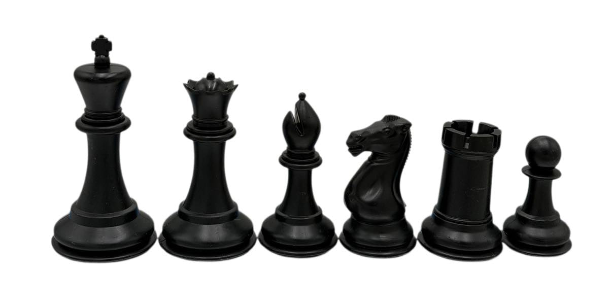 Plastic Tournament Chess Set, Heavily Weighted, 3 3/4" King