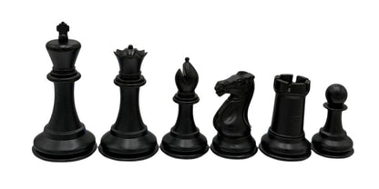 Plastic Tournament Chess Set, Heavily Weighted, 3 3/4" King